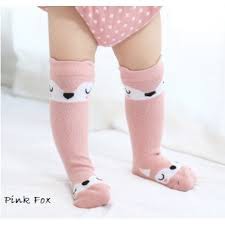 Kaos Kaki Panjang Selutut dengan akses pita Cocok untuk anak perempuan/ kaos kaki Bayi Pita Animal