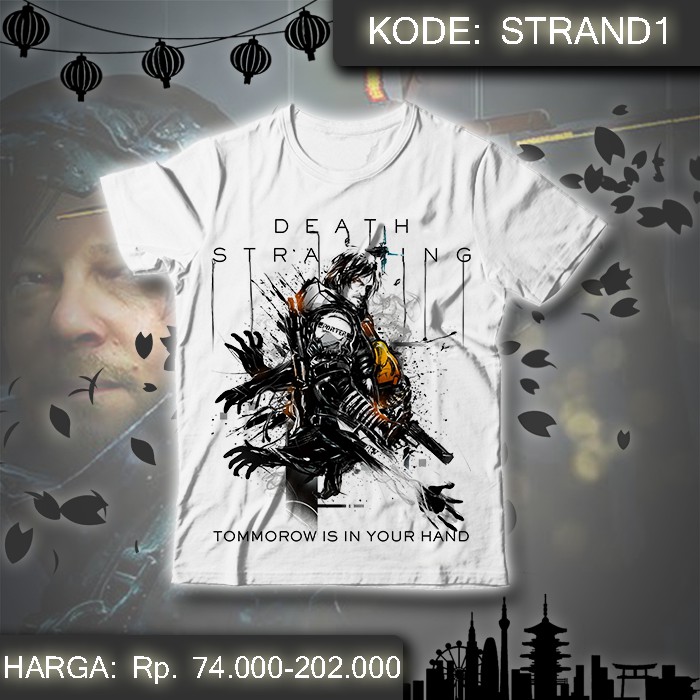 Baju Kaos Game Death Stranding - Sam Porter Bridges Hideo Kojima 1