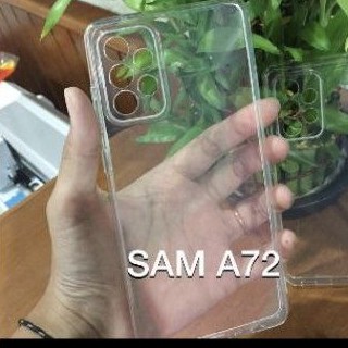 case casing cover bening TPU HD bahn tebal clearcase 2mm samsung A32 A52 A72 reno 5F + protek camera