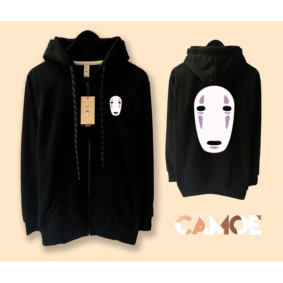 Jaket Hoodie Zipper Anime Spirited Away KaoNashi Mask