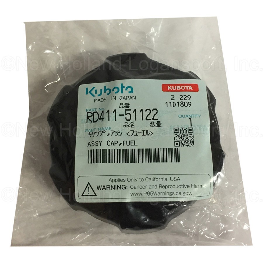TUTUP TANGKI SOLAR KUBOTA U50 ASSY CAP FUEL RD411-51122