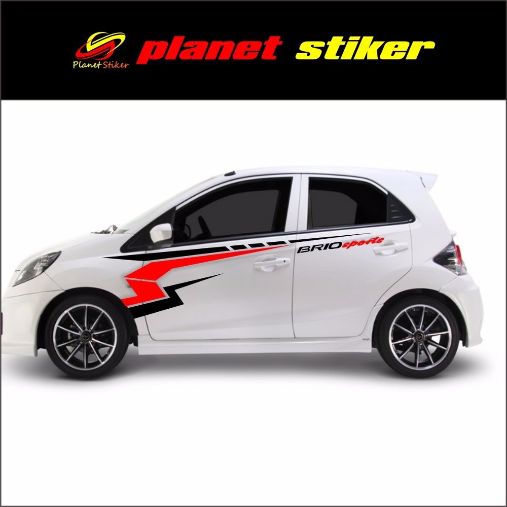 Cutting Sticker Stiker Mobil Honda Brio Mirage March Kia Picanto