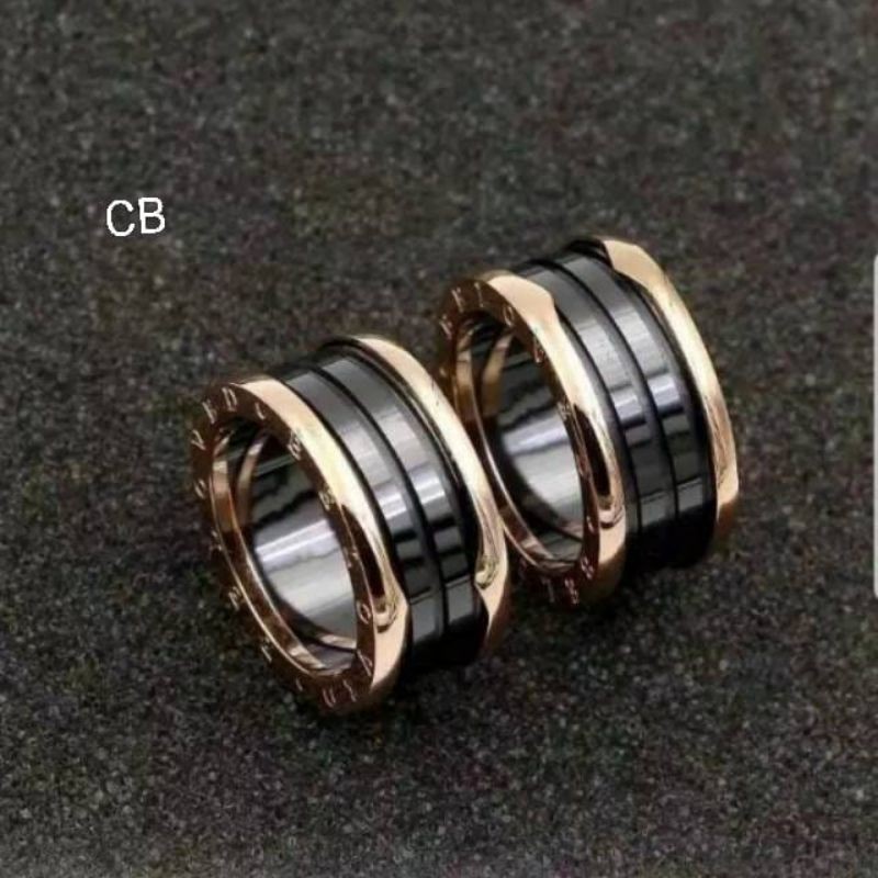 Cincin titanium lebar anti karat&amp;alergi uk 6-7-8-9-10-11