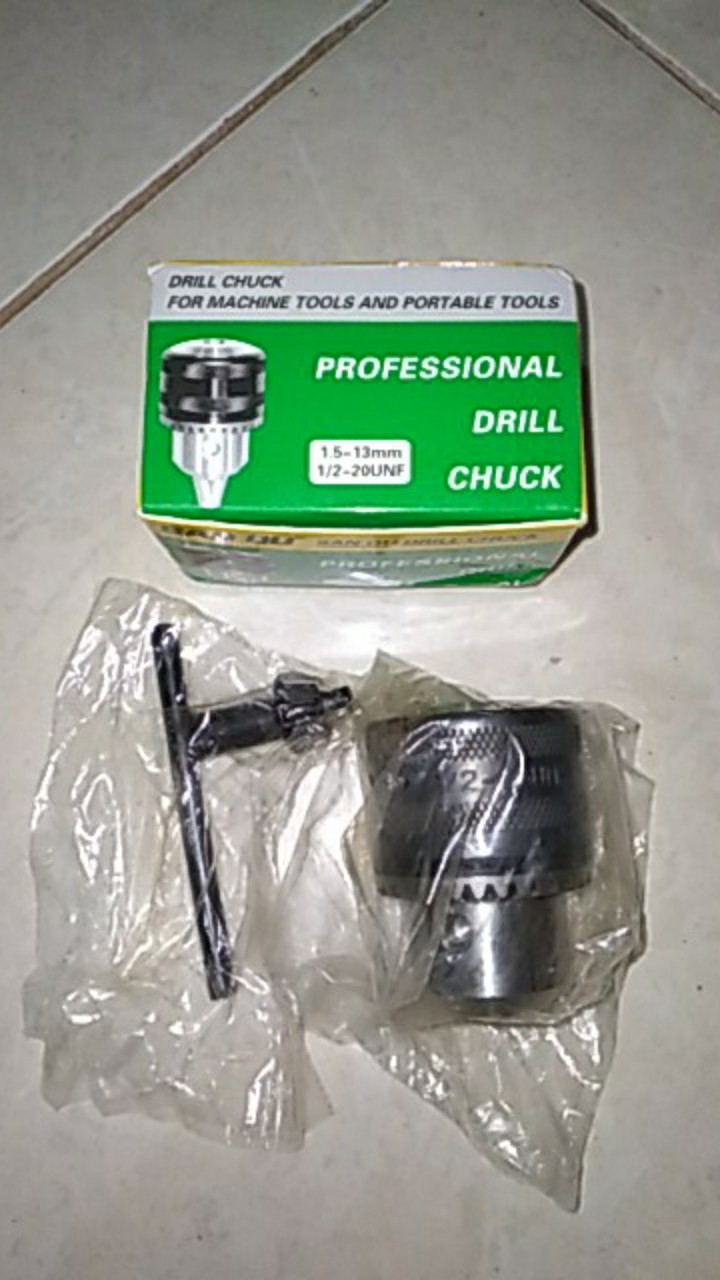 Kepala Bor Head Drill Chuck 13mm