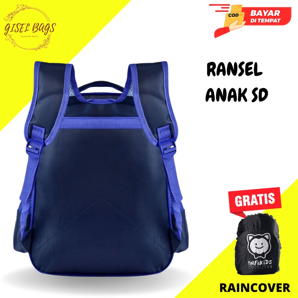 GSB Tas anak laki laki sekolah tk sd import gambar karakter superhero waterproof