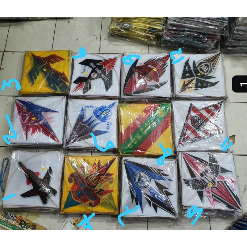Layangan SUKOI SUPER DAN STANDAR / layangan murah / layangan tournament