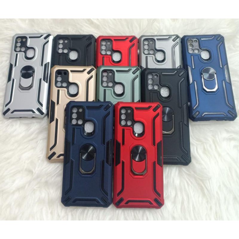 CASE HP SAMSUNG A01 A11 A21S A31 A51 M11 M21 M31 CASE TRANSFORMER+RING STAND Transformer 3 FOR HP SAMSUNG/XIAOMI/OPPO/VIVO Case 2in1#CaseRobot#Spigen#CaseTermurah