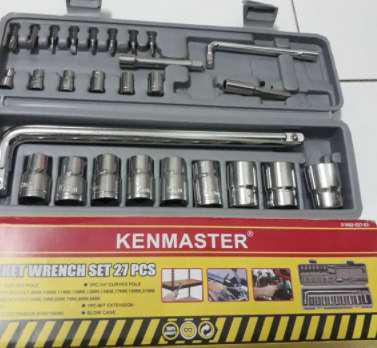 Kenmaster Kunci Sok 27 Pcs Cod Bayar Dirumah Aja