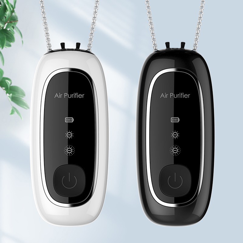 Wearable Air Purifier Necklace Elektronik Ion Negatif USB Pembersih Udara Portable Air Freshener Ionizer