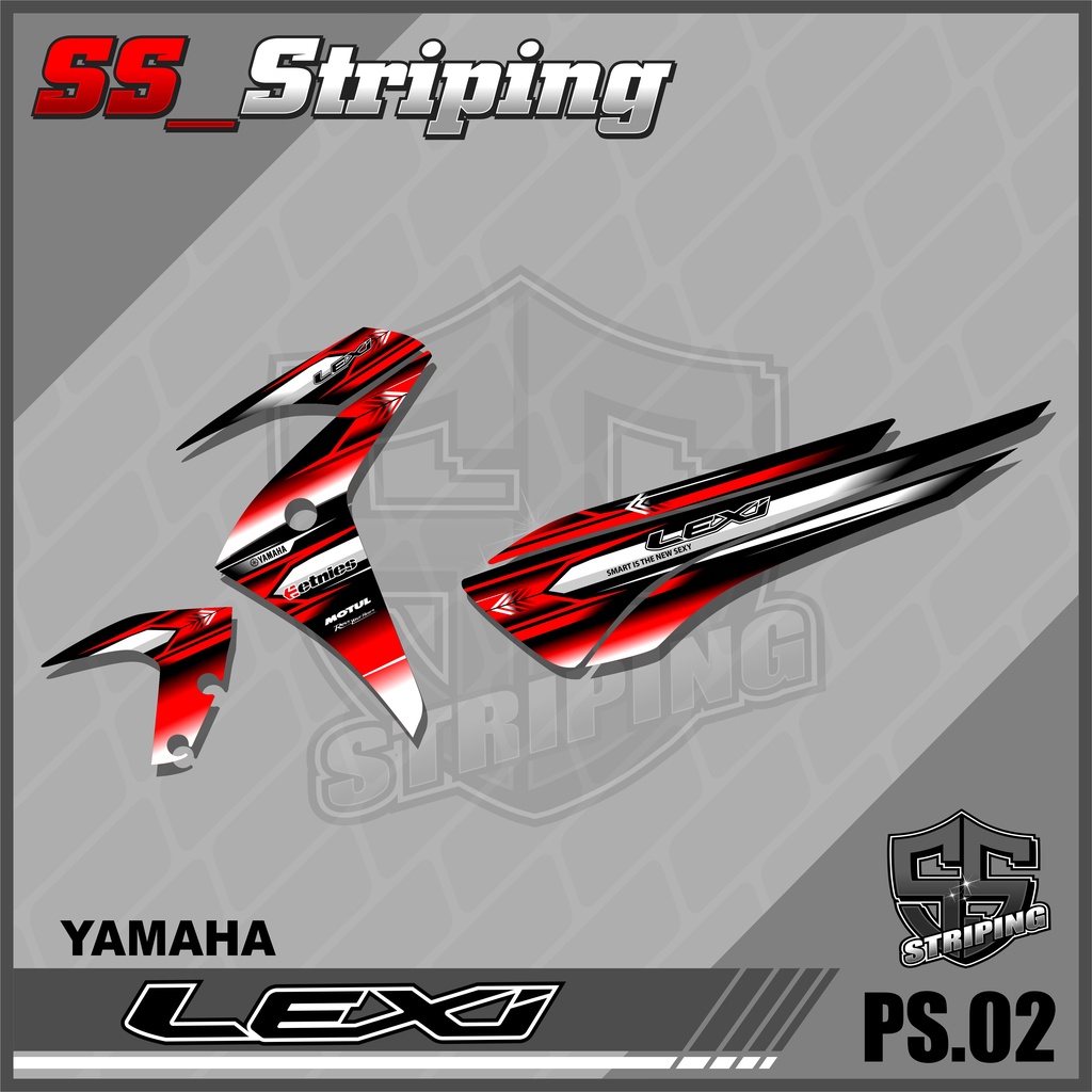 Sticker Striping List Variasi LEXI - Striping LEXI. PS.002