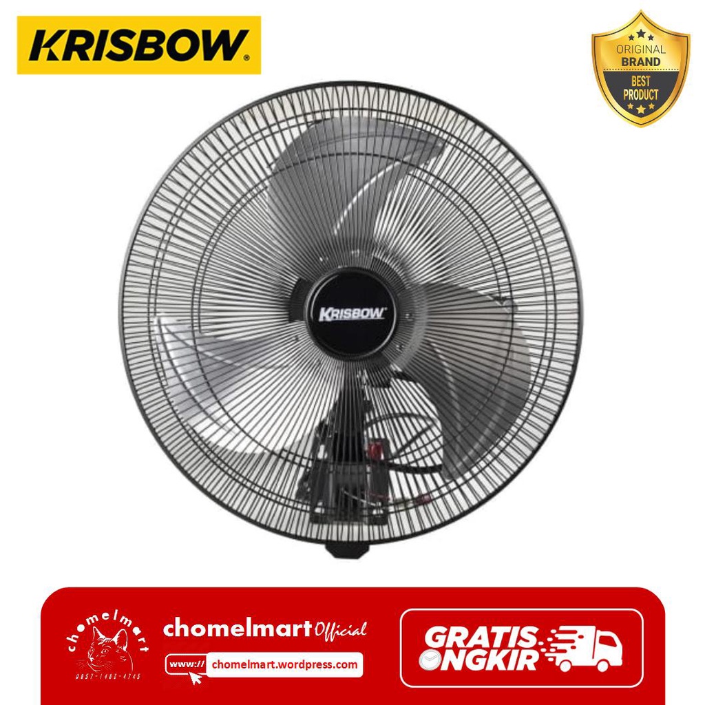 Krisbow Kipas Angin Dinding 130w 45cm