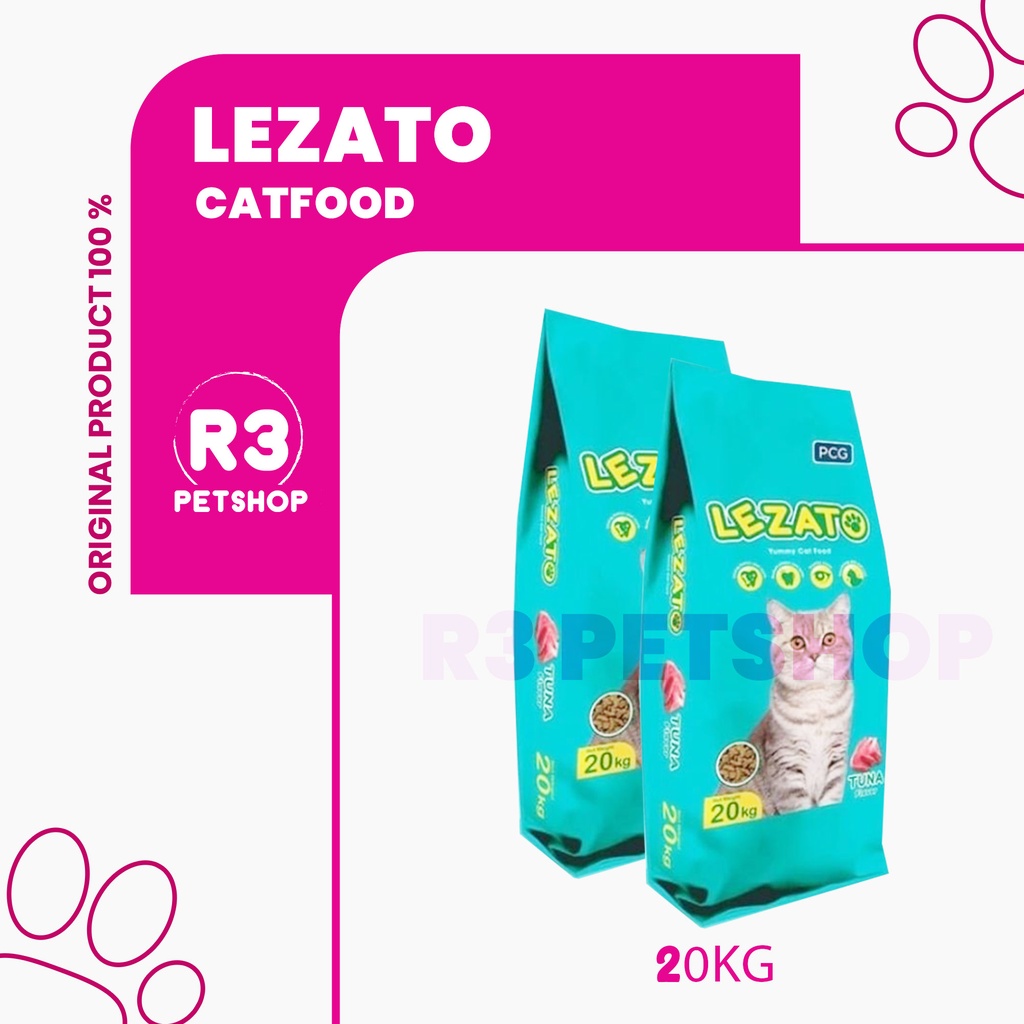 Makanan kucing Tuna Flavour Lezato Adult 20kg catfood (Ekspedisi)