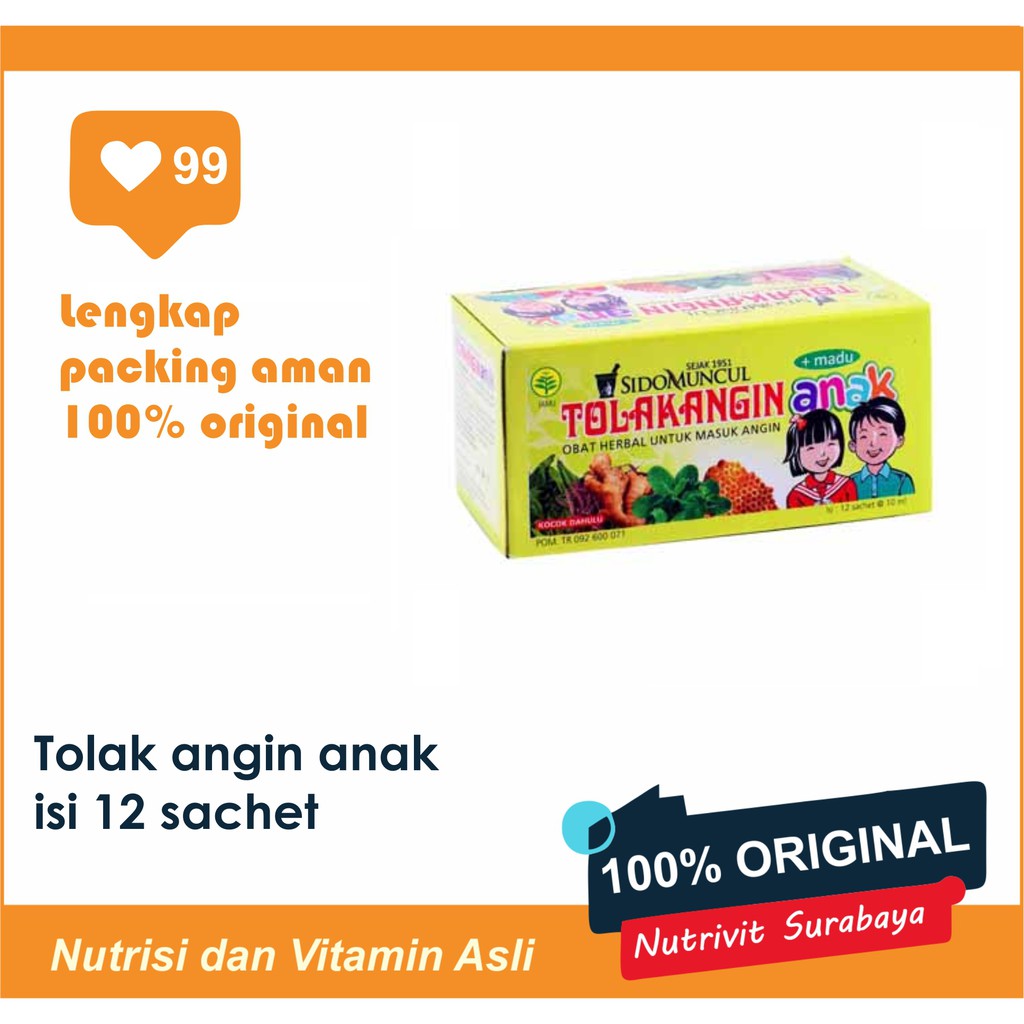 TOLAK ANGIN CAIR ANAK 1 BOX (12 SACHET)