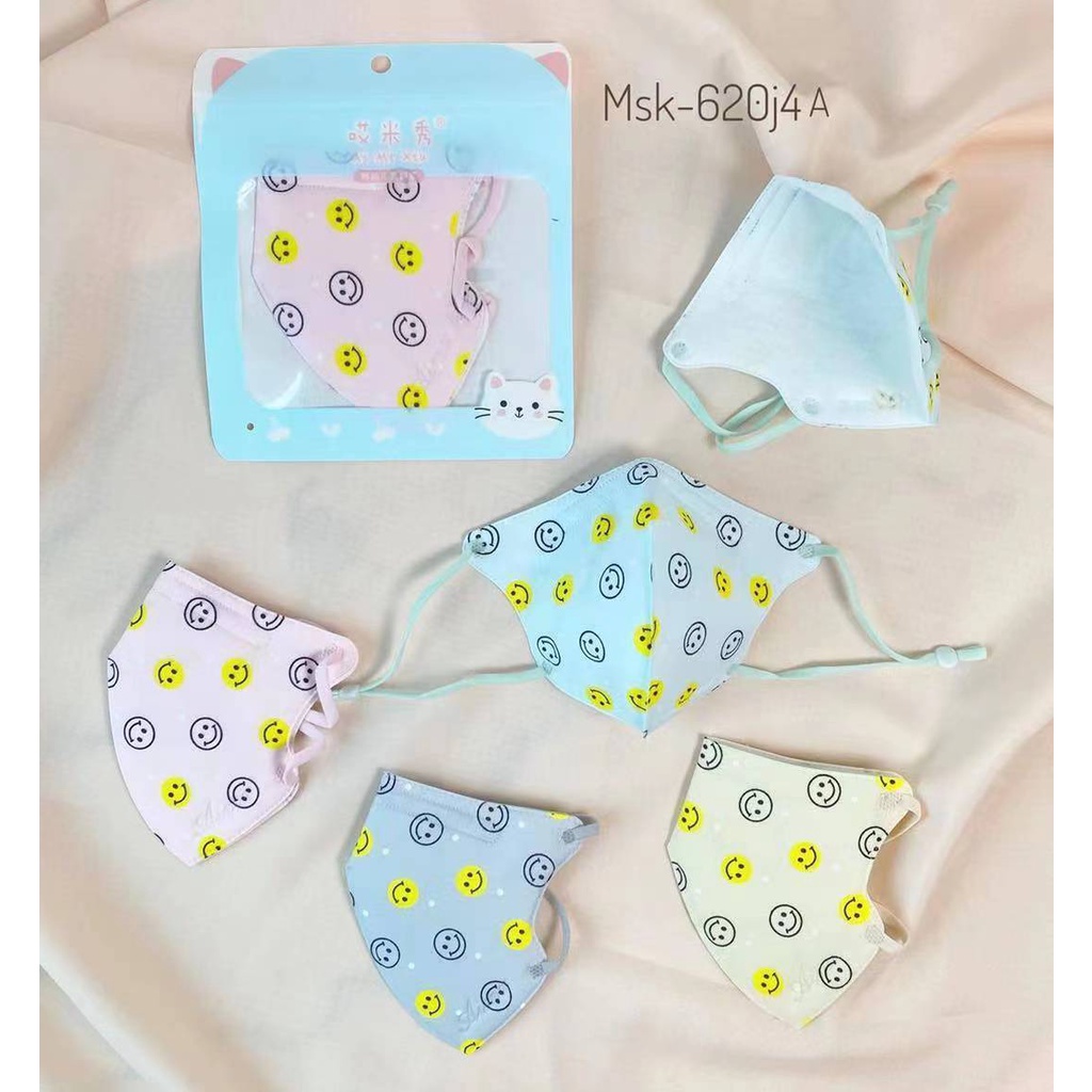 Masker Mulut Anak Bayi Batita Balita Motif Cantik Imut Lucu Karakter Anak perempuan Anak Laki Laki