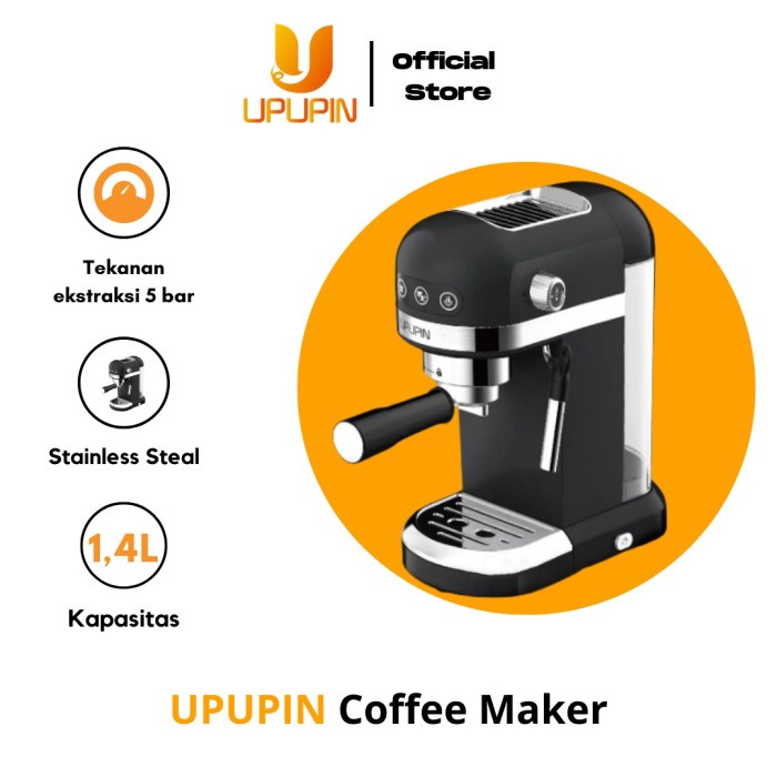 Upupin Coffee Maker Espresso Low Watt Espresso Maker Desain Retro