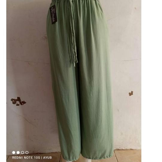 (HARGA BERSAHABAT) Celana Kulot Rayon Celana Kulot Celana kulot Polos