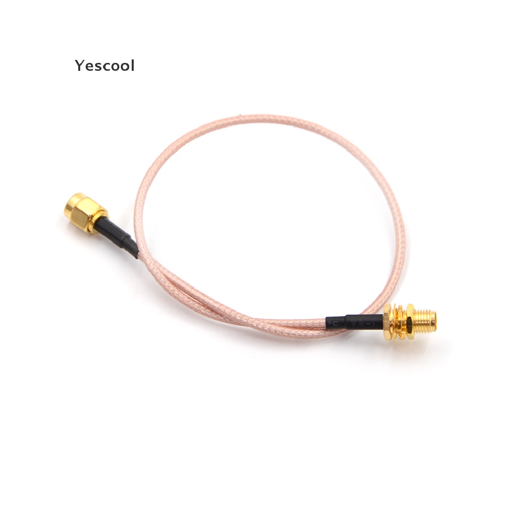 Yescool Kabel Adapter Konektor Jack SMA Male Ke Female Panjang 30CM