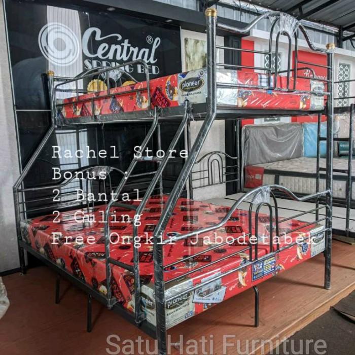 Ranjang Besi Tingkat 120 / 160