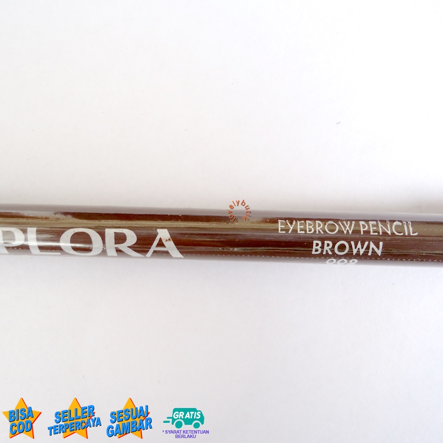 Lovelybutik Pensil Alis 1mplor4 Eye Brow Pensil 2 Ins 1 Original BPOM