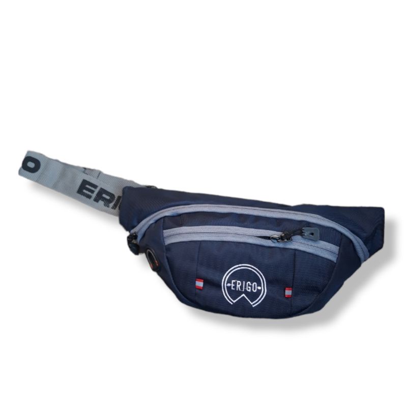 Tas Waistbag Pria Wanita/Tas Selempang Distro Pria Wanita Erigo Tali Sablon
