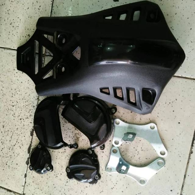 engine guard klx 150 / pelindung mesin klx 150