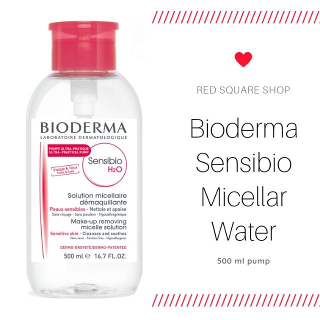Bioderma Sensibio Micellar Water 500 ml Pump