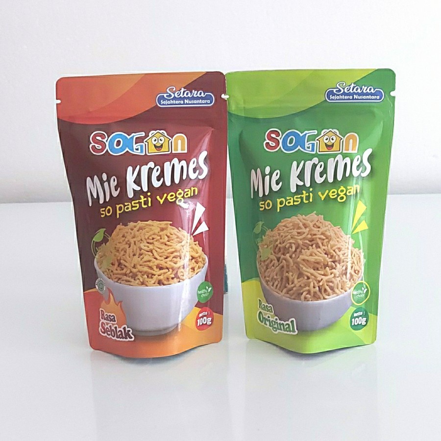 

Mi - Mie Kremes Sogan Vegan & Vegetarian (langsung santap)