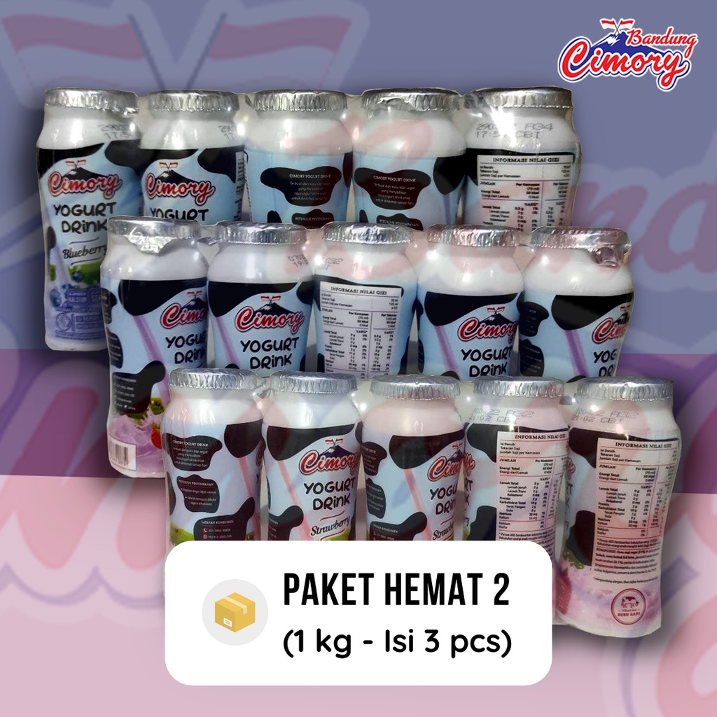 [PAHE 2 ISI 3 PACK] CIMORY YOGURT DRINK 70ML Banded 5 | Cimory Yogurt Drink Mini 70ML isi 5 pcs | Ci