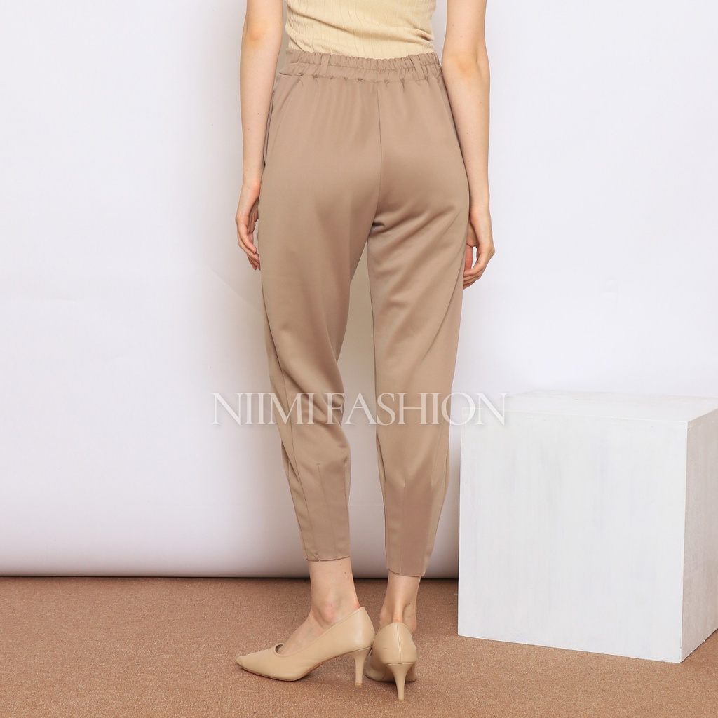 NIMI - Florin Kupnat Basic Pants Celana Scuba Pensil Wanita