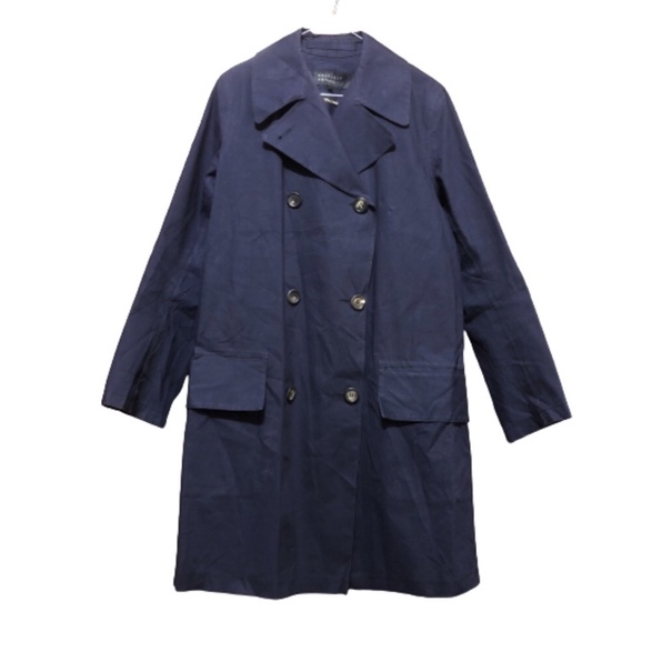 COAT NAVY JAS KOREA NAVY LONG COAT IMPOR JAS PANJANG KOREA ATASAN KOREA CEWEK / COWOK