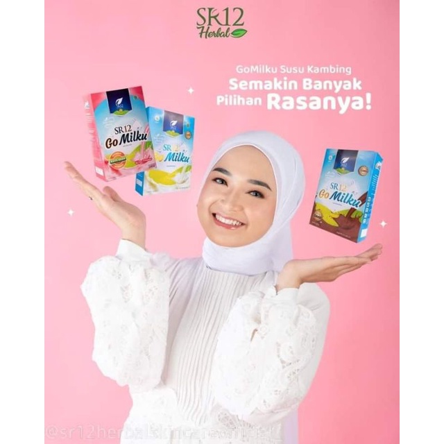 

SUSU GO MILKU SR12 200 gram Rasa Original,coklat dan stroberi / SUSU SR12 (Susu Kambing) - BPOM / SUSU etawa bubuk