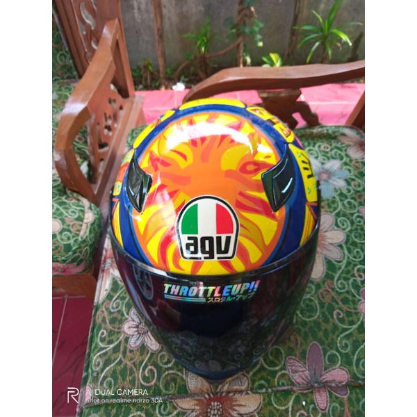 HELM  YAMAHA NEW ALA ALA AGV SECOND SIZE L