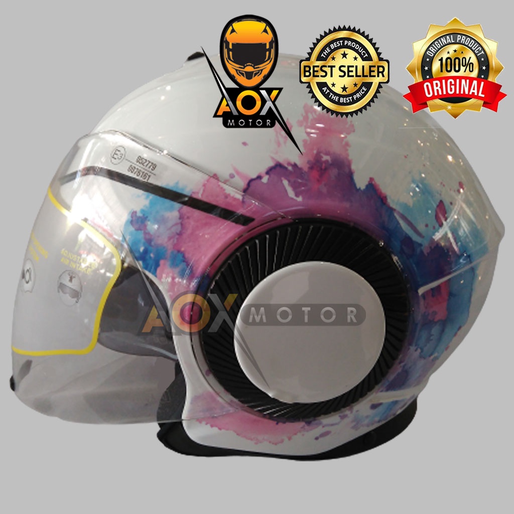 Helm AGV ORBYT Mayfair Half Face Double Visor (Ongkir 2 kg)