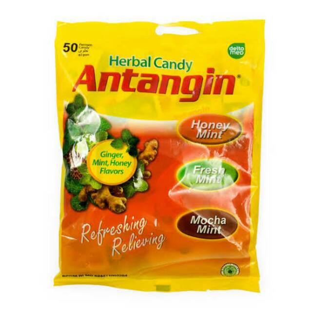 

Antangin Permen Herbal 100g 50butir/Permen/Makanan/Kembang Gula/Camilan