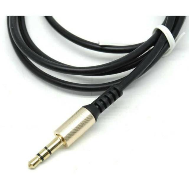 Kabel AUX Audio Extender Jack 3.5mm Male to Male HiFi Bentuk L 1M Termurah