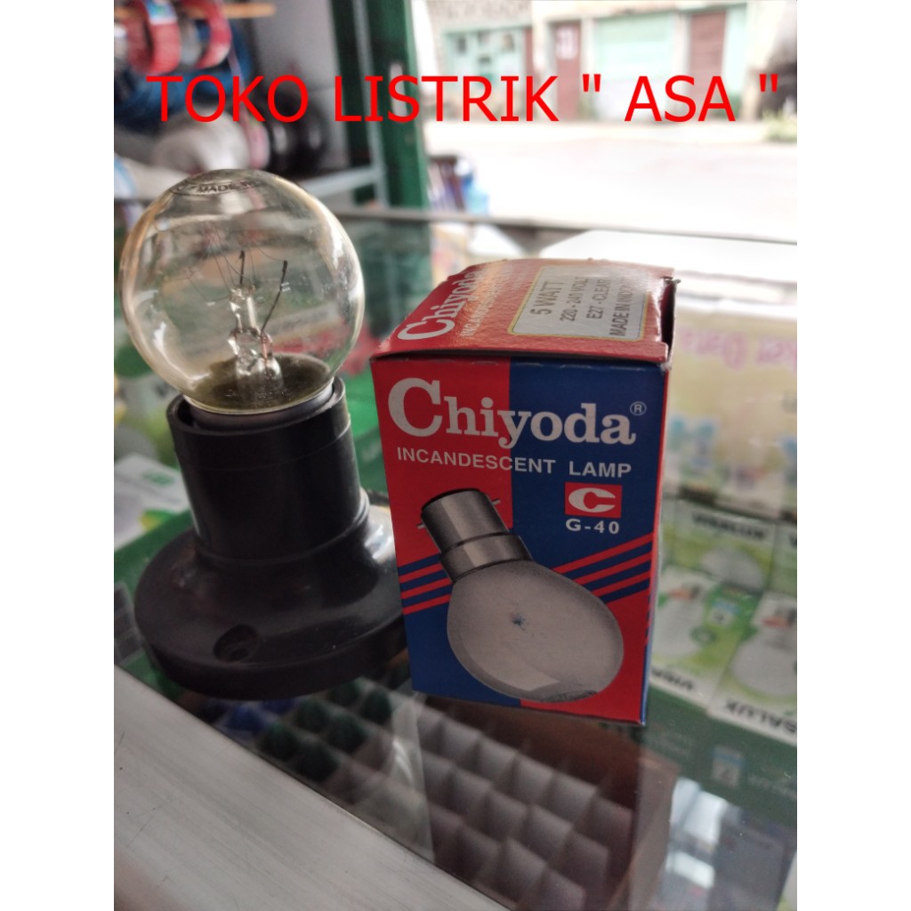 Lampu Bohlam Murah Chiyoda Clear, Hyper, Super Hyper 5 Watt