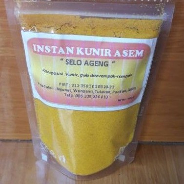 

Kunir Asem Instan Murni, Bubuk Minuman Sehat, Jamu/Suplemen Kesehatan