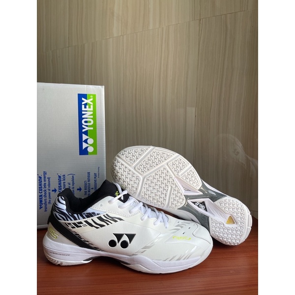 Exbill Sepatu bulutangkis Yonex white tiger Kenton momota kualitas terbaik