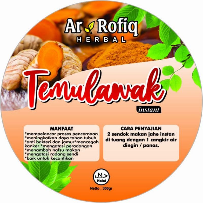 

Temulawak Instant 300 Gram