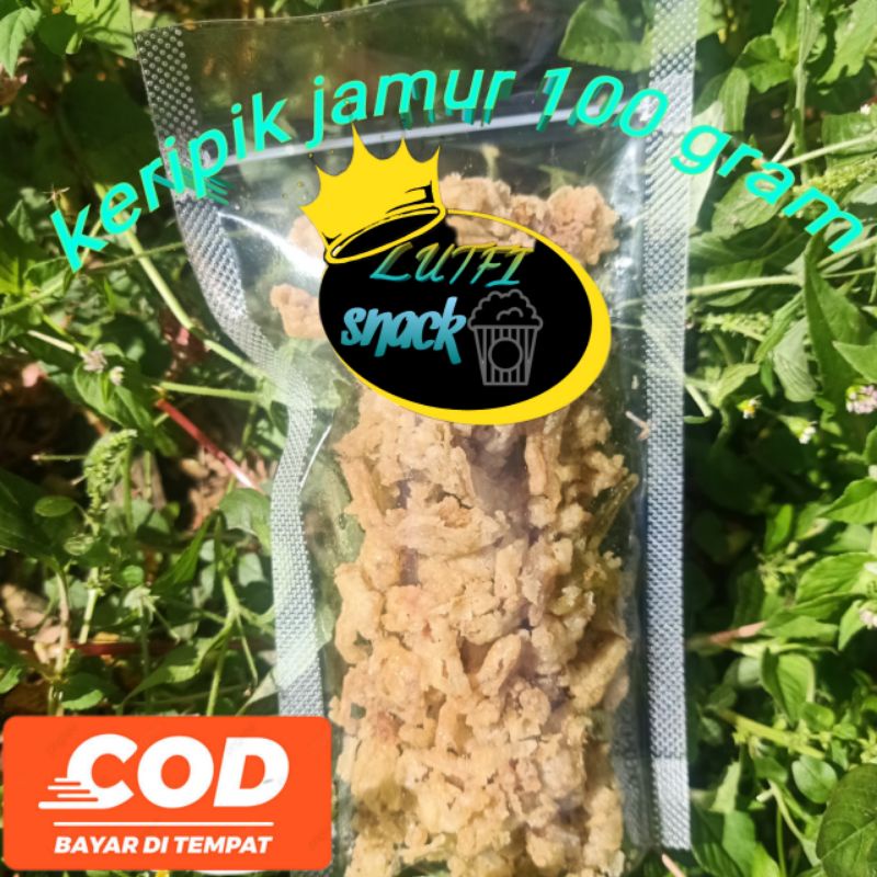 

kripik jamur 100gram pedas gurih orijinal