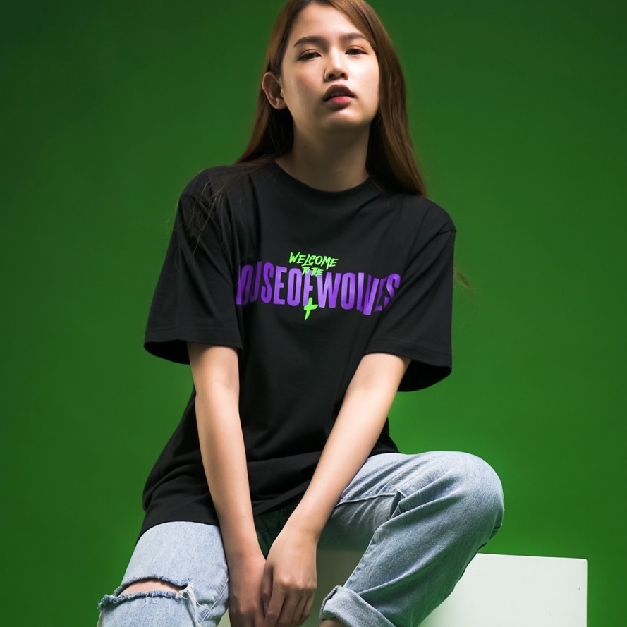 Tshirt Wolv Streetwear Series Premium Pria Lookbook Version