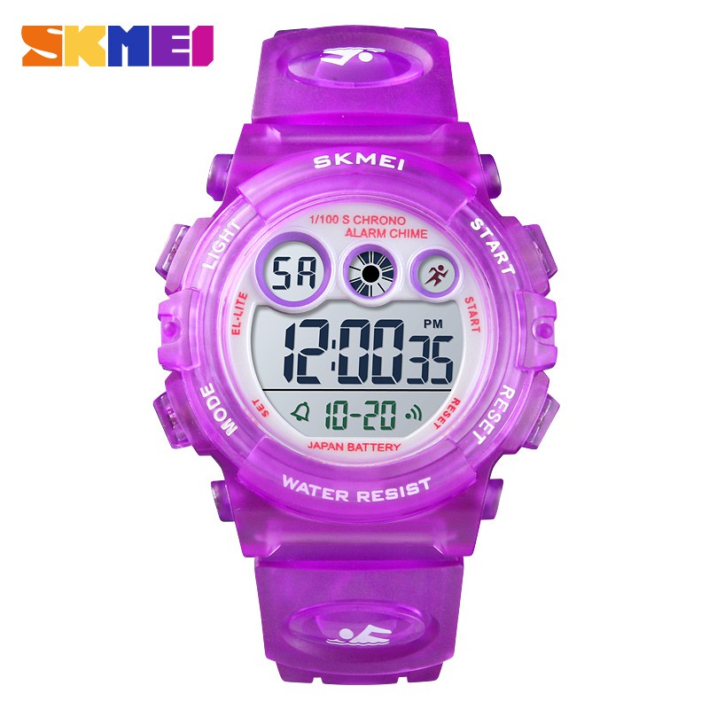 Kids Jam Tangan Sporty Anak - 1451 - EMWSE6PP Purple - SKMEI