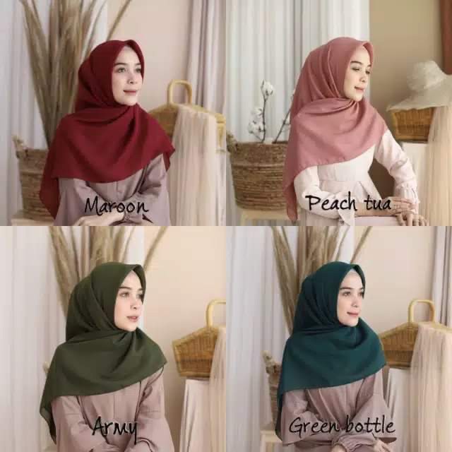 Daily Hijab Bella Square/Segiempat potton