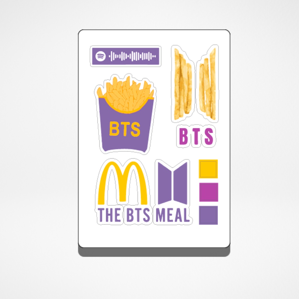 

Sticker Pack Special BTS X Mcd