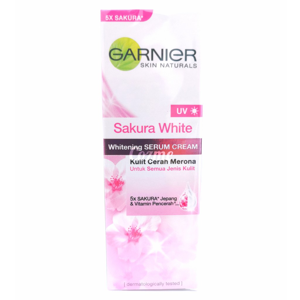 garnier sakura white uv day cream