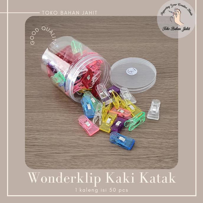 :<:<:<:<] Wonderklip Kaki Katak 1 kaleng isi 50 pcs