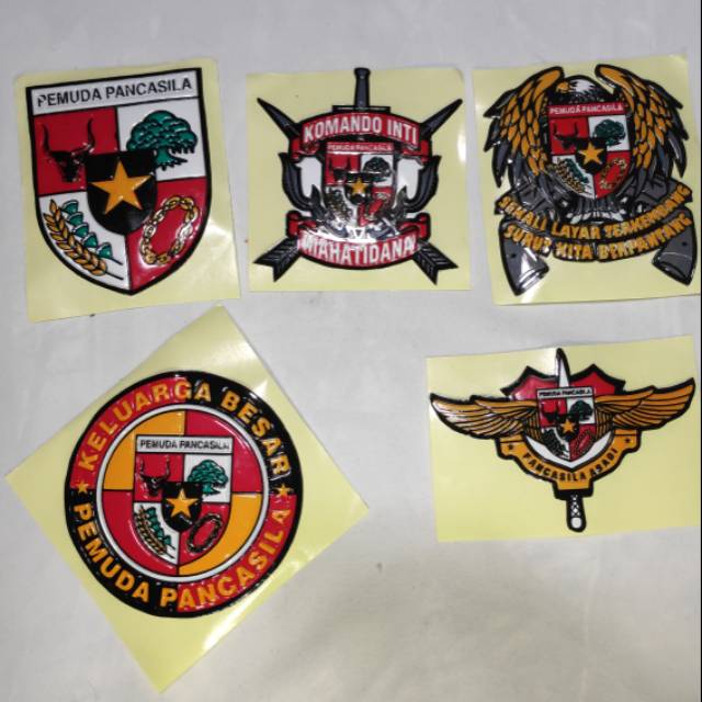 

Cod bayar ditempat STIKER PEMUDA PANCASILA TIMBUL isi 5pcs - STIKER PP