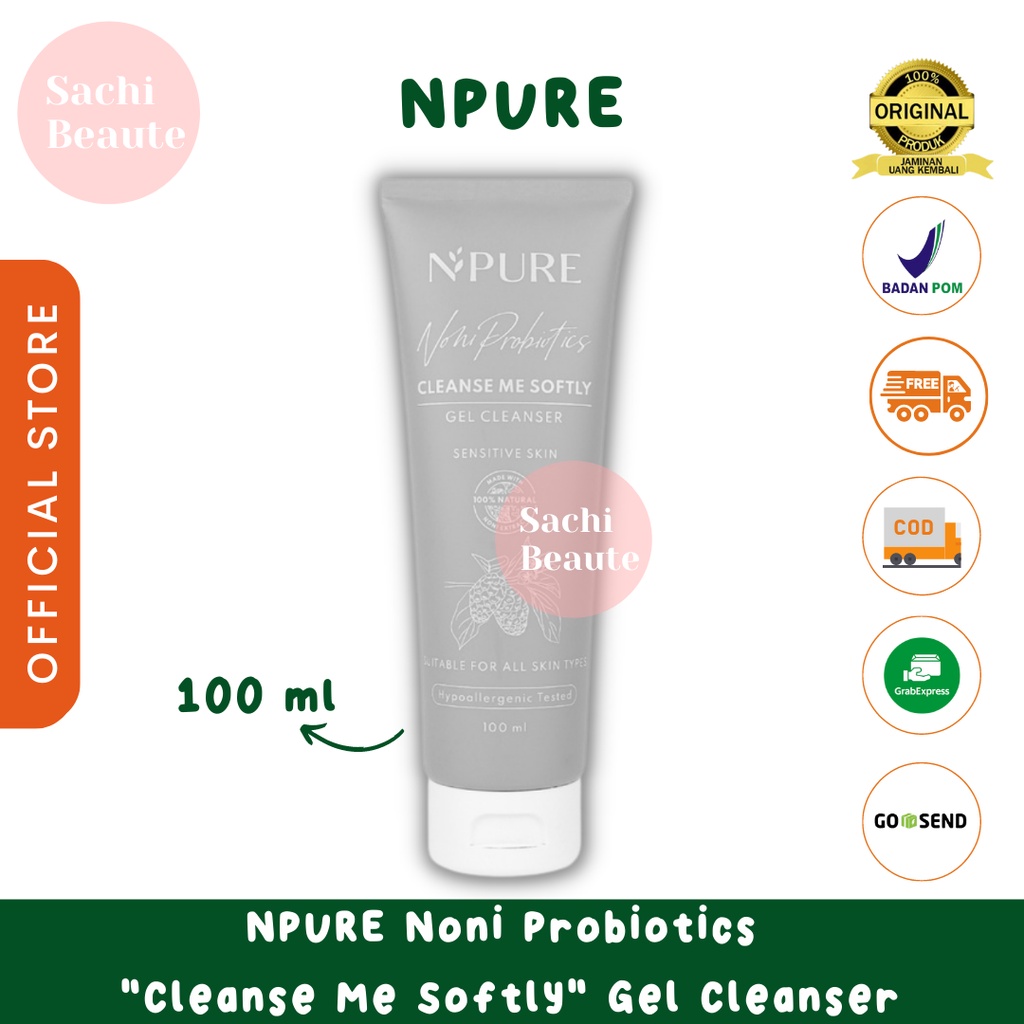 NPURE NONI PROBIOTICS &quot;CLEANSE ME SOFTLY&quot; GEL CLEANSER