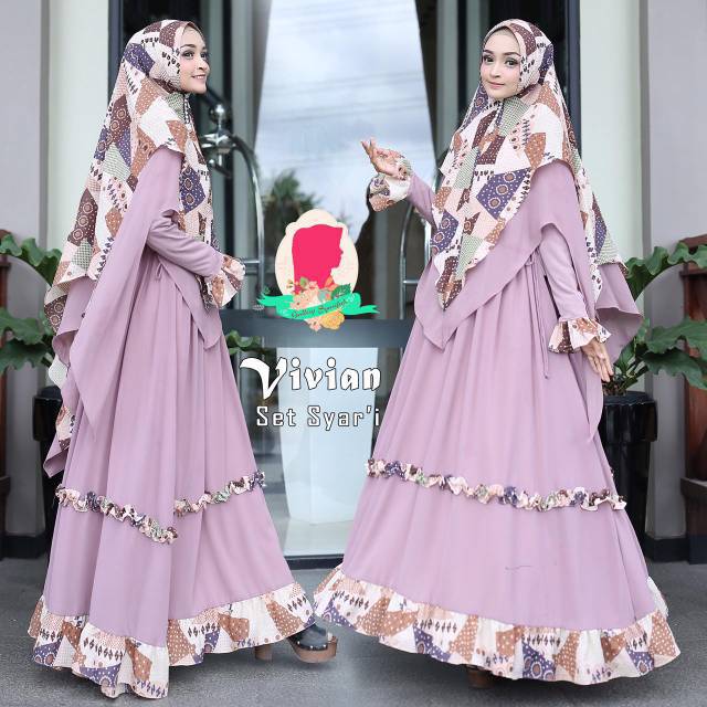 GAMIS SYARI VIVIAN SET by GALLERY SYARIFAH
