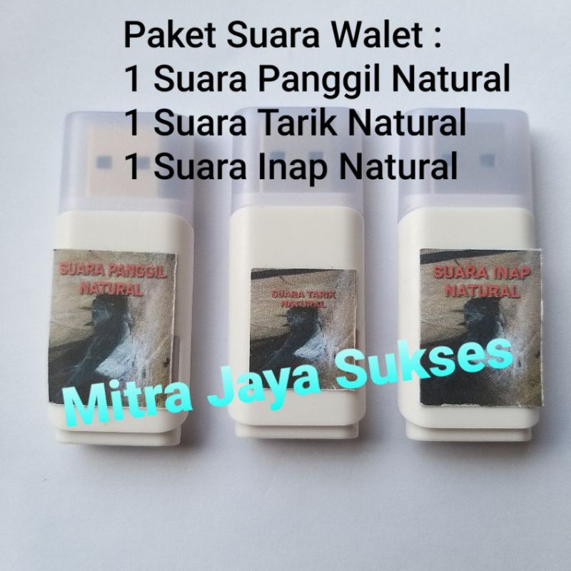 Paket Suara Walet Panggil + Suara Tarik dan Suara Inap Natural